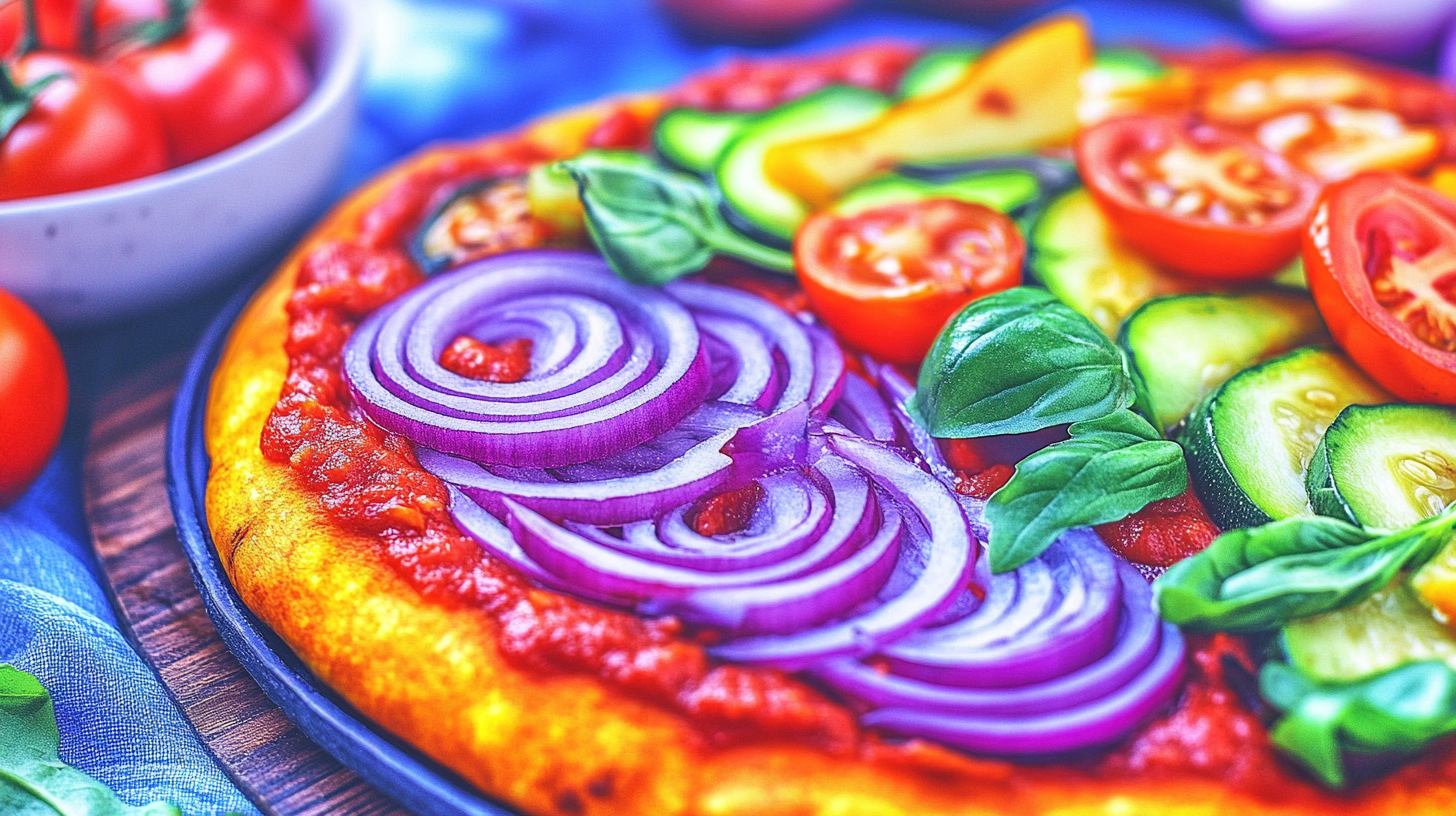 Pizza Vegan à la Pâte de Patate Douce
