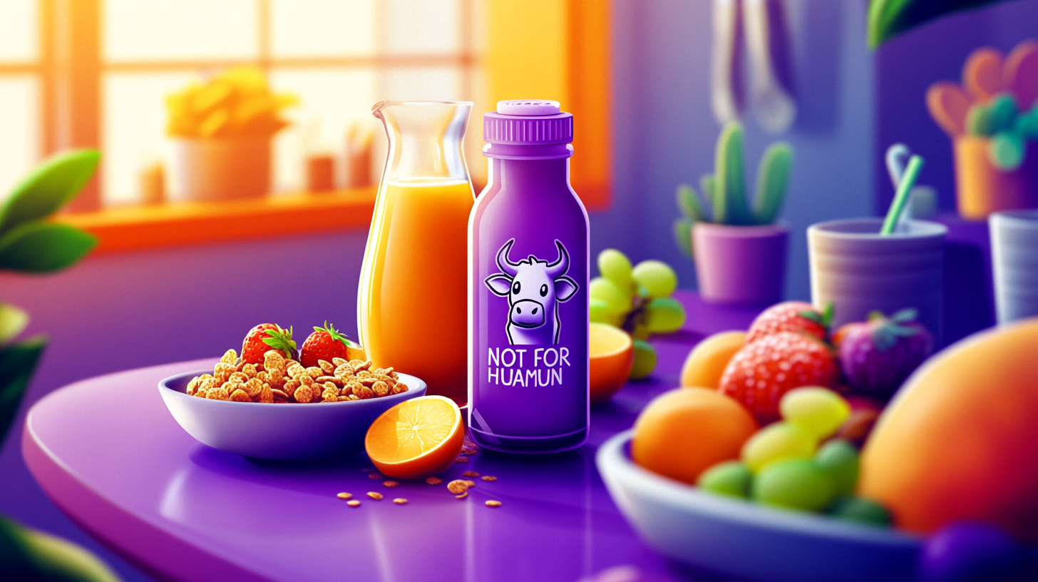 Dis papa, c’est quoi cette bouteille de lait ?