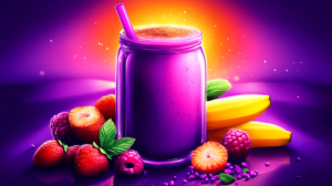 🍌 Smoothie Banane & Fruits Rouges 🍓