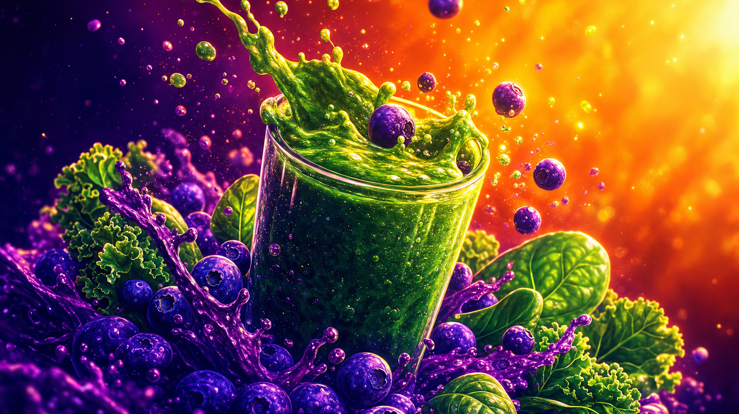 🌿 Heavy Metal Detox Smoothie 🫐