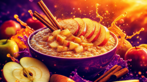 🍎 Porridge aux Pommes et Cannelle ✨